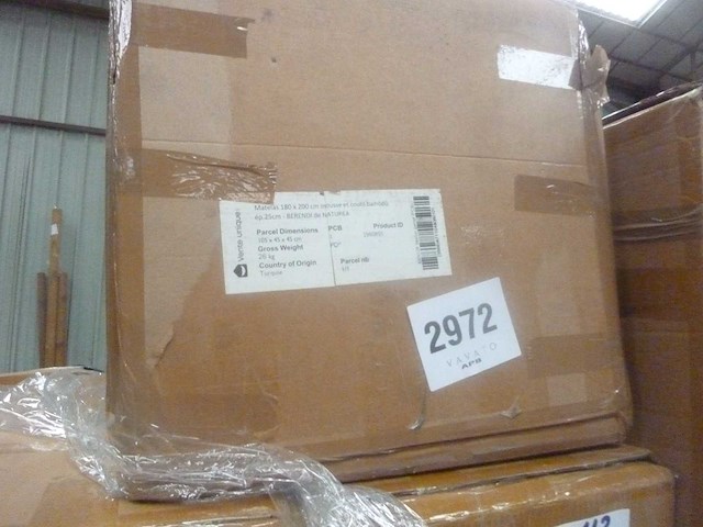 Matras 180 x 200 cm schuim- en bamboe-tikkende matras 25 cm dik - afbeelding 9 van  9