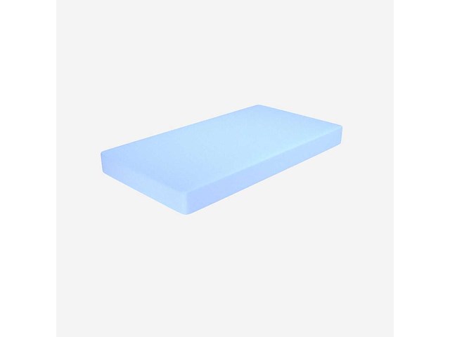 Matras 70x180 h14 cm - waterfoam, anti-allergisch, anti-huisstofmijt | primavera baby, wit - afbeelding 4 van  5
