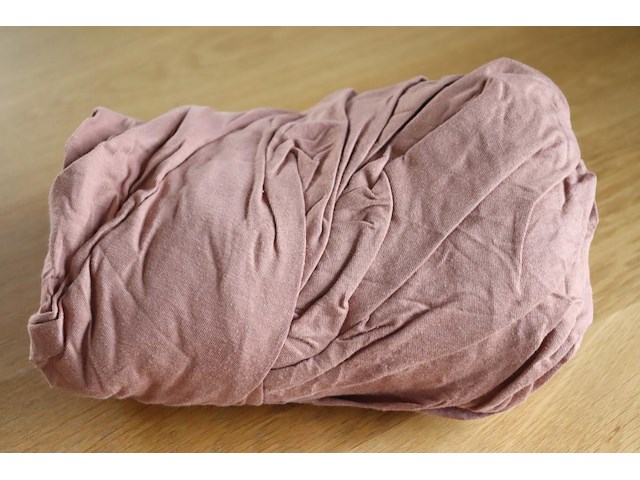 Matrasovertrek oud roze maat : 160x180 - afbeelding 2 van  3