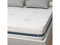 Matrastopper 110x190 - dikte 8 cm, traagschuim, verwijderbare aloevera-hoes - afbeelding 1 van  2