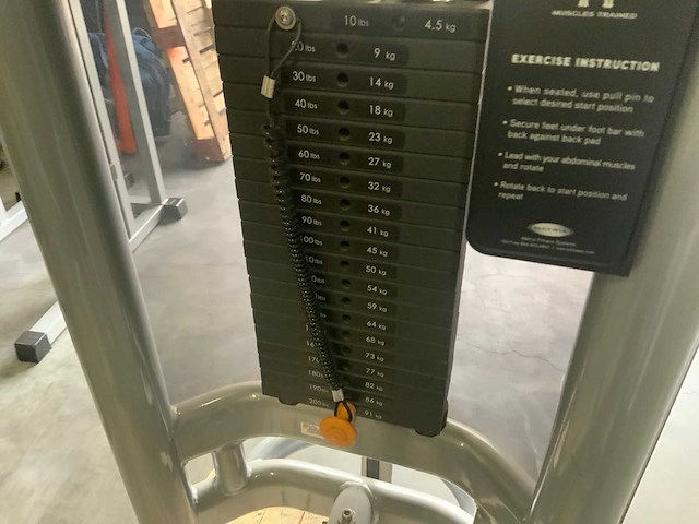 Matrix aura g3 rotary torso krachtstation - afbeelding 4 van  6