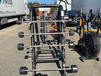 Matrix barbell met rek 6x stang krachtstation - afbeelding 1 van  2