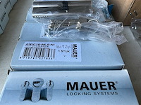 Mauer 41dc18-mls-ni 41/51 partij cilinder sloten inclusief 3 sleutels