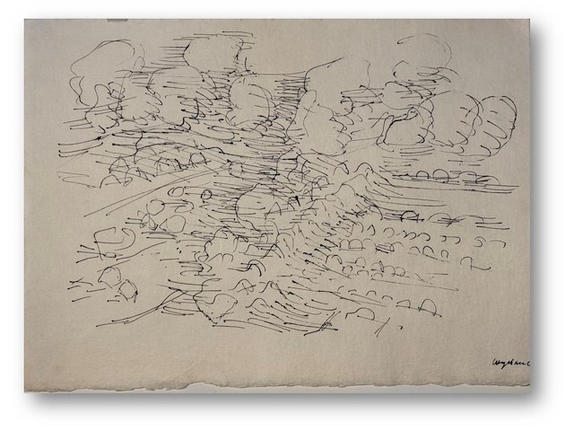 Maurice wyckaert - originele tekening - afbeelding 1 van  1