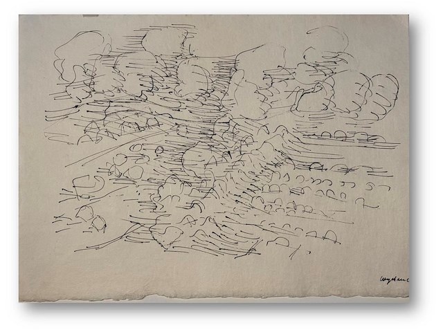 Maurice wyckaert - originele tekening - afbeelding 1 van  1