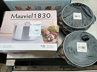 Mauviel 1830 inhoud 5.7 liter kookketel + mosselkookpotten - afbeelding 1 van  2