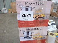 Mauviel fondue-set roestvrijstalen 8 personen 1200w (x2) - afbeelding 4 van  4
