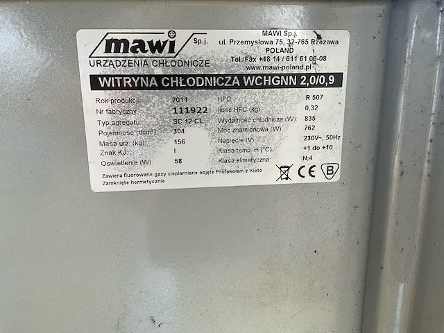Mawi sc 12 cl gekoeld aanrechtdisplay - afbeelding 4 van  12