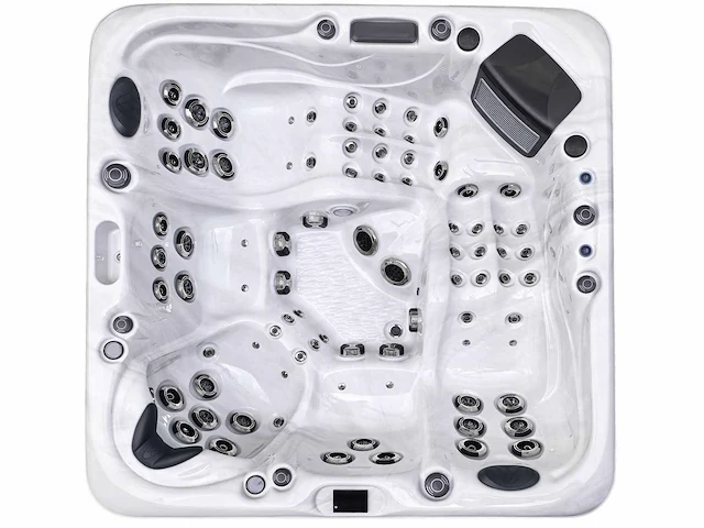 Mawialux 5-persoons buitenspa met balboa en wifi (bomvol opties en 73 massage jets) - witte kuip - afbeelding 1 van  8