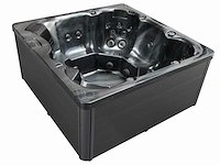 Mawialux 6-persoons plug and play buitenspa (1x 220v stekker) - zwarte binnenkuip - afbeelding 3 van  9
