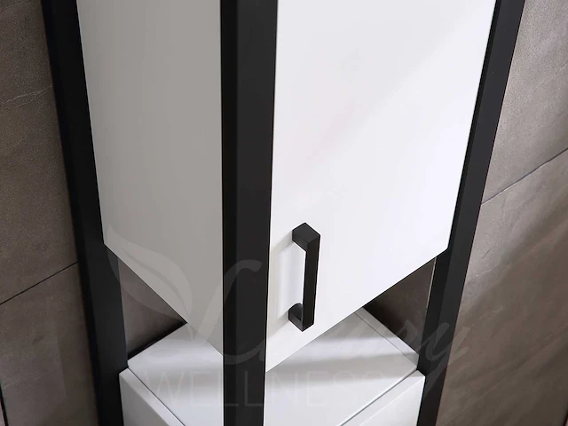 Mawialux badkamermeubel 150cm met 2 hangkasten - mat wit - afbeelding 15 van  31