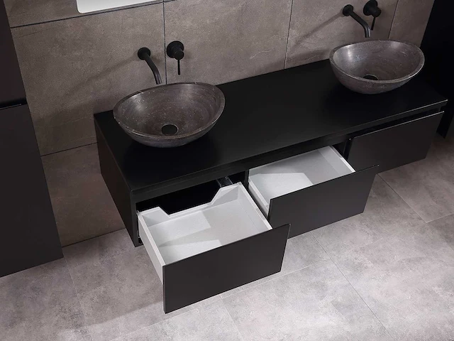 Mawialux badkamermeubel mat zwart 180cm - afbeelding 18 van  42