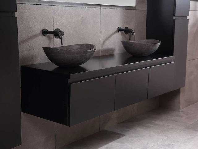 Mawialux badkamermeubel mat zwart 180cm - afbeelding 22 van  42