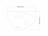 Mawialux bluetooth led spiegel 100x64 of 120x69cm of 140x70 keuze - afbeelding 8 van  18