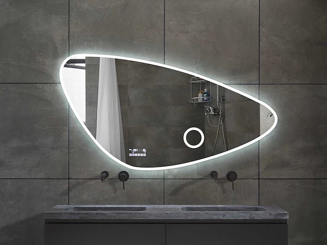 Mawialux bluetooth led spiegel 100x64 of 120x69cm of 140x70 keuze - afbeelding 12 van  18