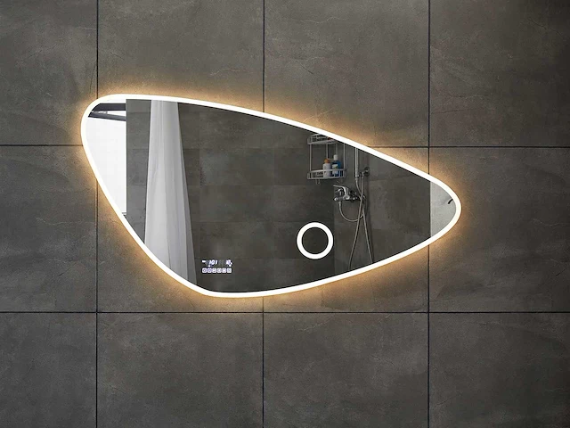 Mawialux bluetooth led spiegel 100x64 of 120x69cm of 140x70 keuze - afbeelding 14 van  18