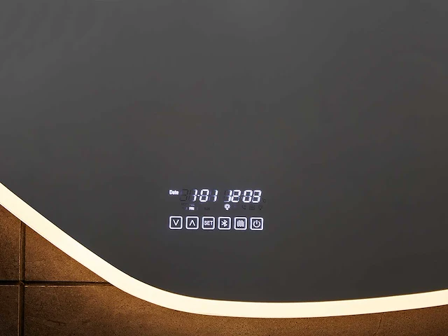 Mawialux bluetooth led spiegel 100x64 of 120x69cm of 140x70 keuze - afbeelding 16 van  18