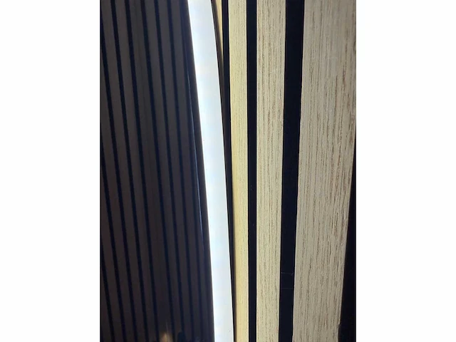 Mawialux decoratieve halve maan led spiegel in 180 of 200cm (zonder rand of mat zwart/goud rand) - afbeelding 7 van  19