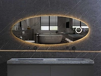 Mawialux design led spiegel 100/120/140/160cm breedte keuze - afbeelding 5 van  9