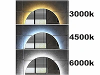 Mawialux design led spiegel 100/120/140cm keuze - afbeelding 2 van  13