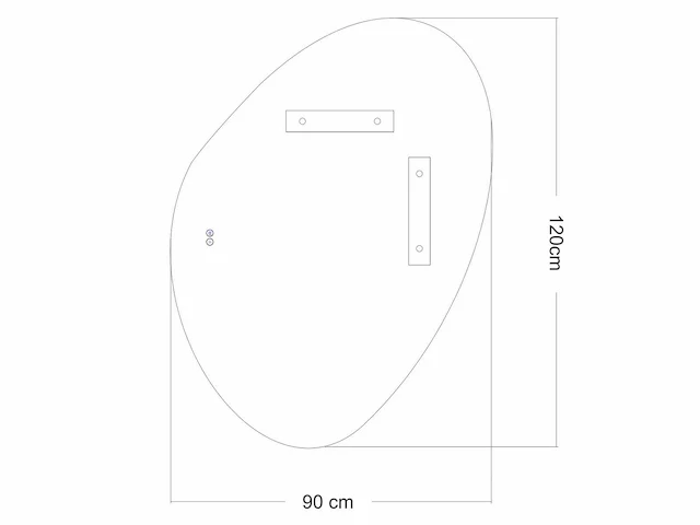 Mawialux design led spiegel 100/120/140cm keuze - afbeelding 4 van  13