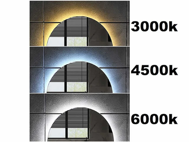 Mawialux design led spiegel 100x60cm - afbeelding 4 van  16