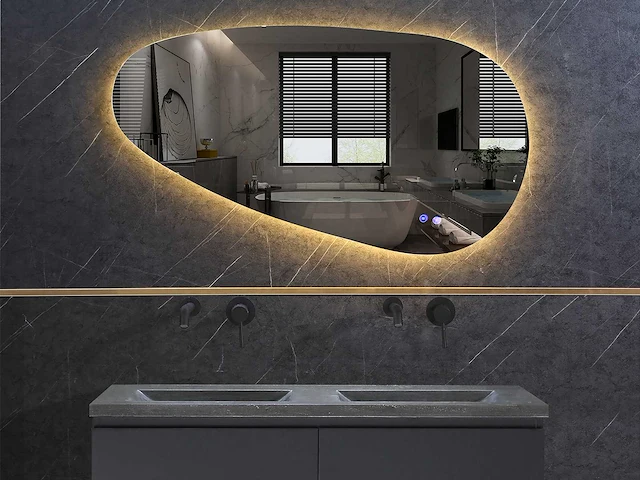 Mawialux design led spiegel 120x60cm of 120x75cm 130x65cm (keuze) - afbeelding 6 van  12