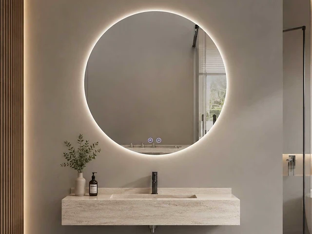 Mawialux design led spiegel (60-120cm diameter keuze) - afbeelding 1 van  13