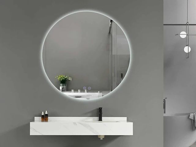 Mawialux design led spiegel (60-120cm diameter keuze) - afbeelding 7 van  13