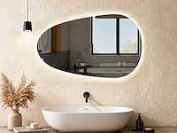 Mawialux design led spiegel 80x50cm of 90x60cm (keuze)