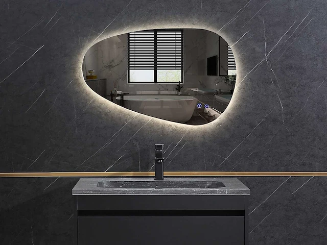 Mawialux design led spiegel 80x50cm of 90x60cm (keuze) - afbeelding 7 van  13
