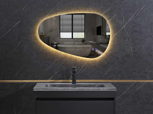 Mawialux design led spiegel 80x50cm of 90x60cm (keuze) - afbeelding 9 van  13