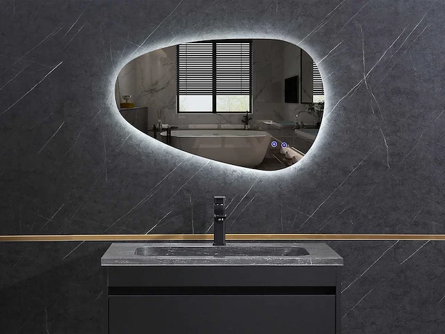 Mawialux design led spiegel 80x50cm of 90x60cm (keuze) - afbeelding 10 van  13
