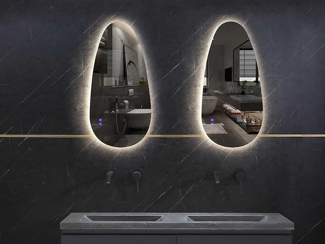 Mawialux design led spiegel 80x50cm of 90x60cm (keuze) - afbeelding 13 van  13