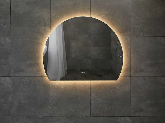 Mawialux design led spiegel half rond (diverse maten) - afbeelding 9 van  14