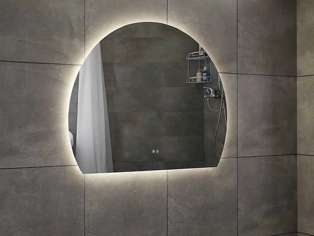 Mawialux design led spiegel half rond (diverse maten) - afbeelding 12 van  14