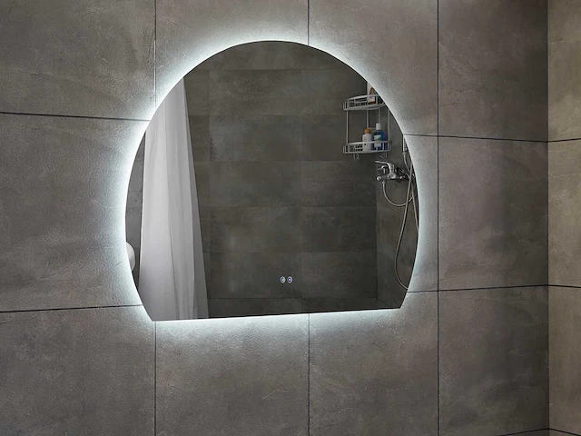 Mawialux design led spiegel half rond (diverse maten) - afbeelding 13 van  14