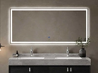Mawialux design led spiegel met beweging sensor (140/150/160/180 cm breedte keuze)