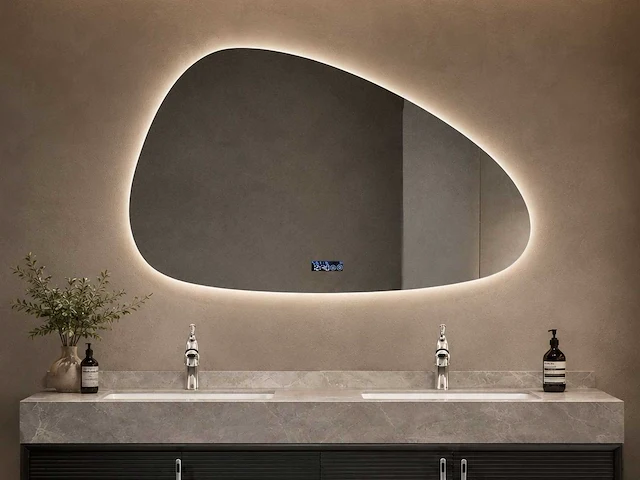 Mawialux design led spiegel organisch (diverse maten) - afbeelding 1 van  11