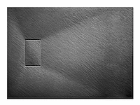 Mawialux douchebak 140x90cm - mat zwart