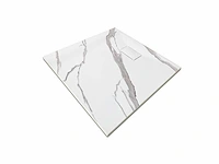 Mawialux douchebak 90x90cm - wit marmer