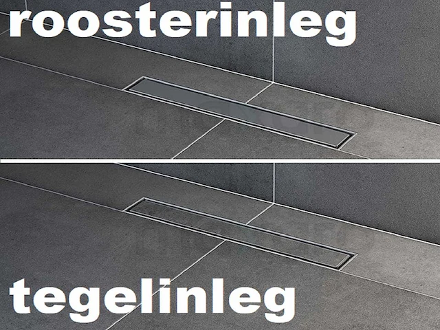 Mawialux douchedrain geborsteld goud (in 3 maten beschikbaar) - afbeelding 2 van  5