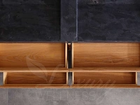 Mawialux eikenhout badkamermeubel 120cm (eiken natural) met (hangkast) - afbeelding 15 van  49