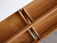 Mawialux eikenhout badkamermeubel 120cm (eiken natural) met (hangkast) - afbeelding 30 van  49