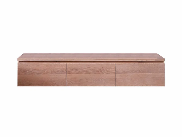 Mawialux eikenhout badmeubelset 150 of 180cm (eiken white wash) - afbeelding 3 van  15