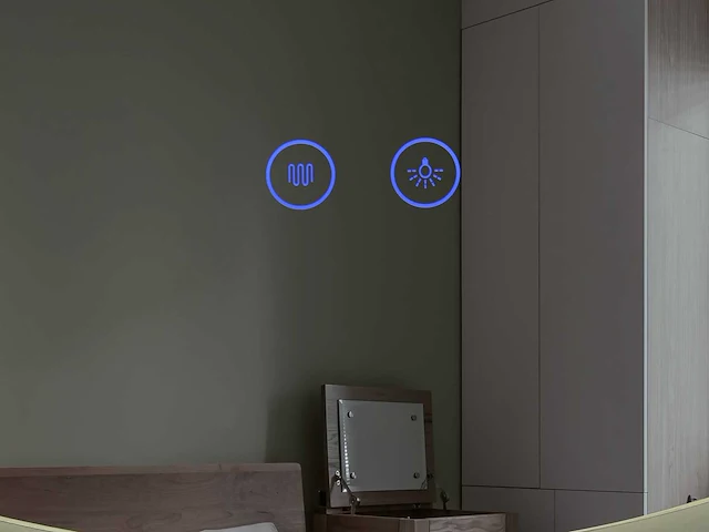 Mawialux half rond design led spiegel (130-160cm keuze) - afbeelding 5 van  7