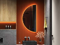 Mawialux half rond design led spiegel (80-120cm keuze)