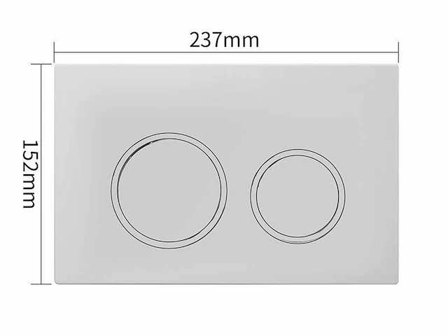 Mawialux inbouw reservoir met drukbediening (in 4 kleuren beschikbaar) - afbeelding 6 van  15