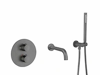 Mawialux inbouw thermostaat badkraan gunmetal grey
