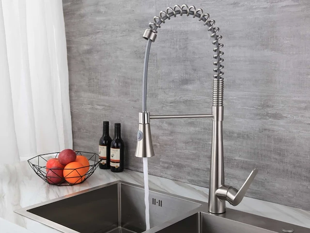 Mawialux keukenkraan - kleur keuze uit rvs of mat zwart - afbeelding 13 van  50